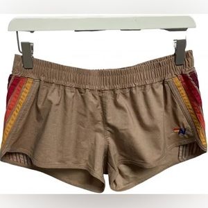 Aviator nation brown shorts